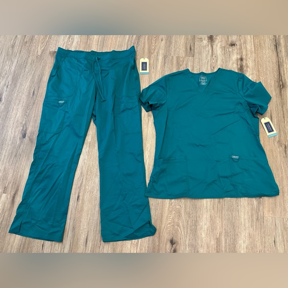 Cherokee Other Hunter Green Nwt Cherokee Size Xl Scrubs Set Authentic Workwear Pants Top